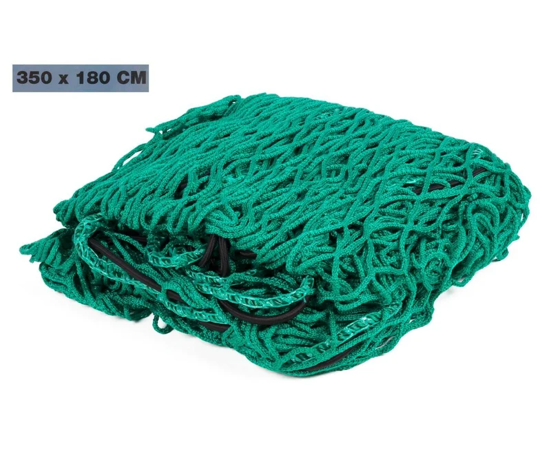 Anhängernetz 3,5x1,8m mit 6mm Gummiseil zur Ladungssicherung.