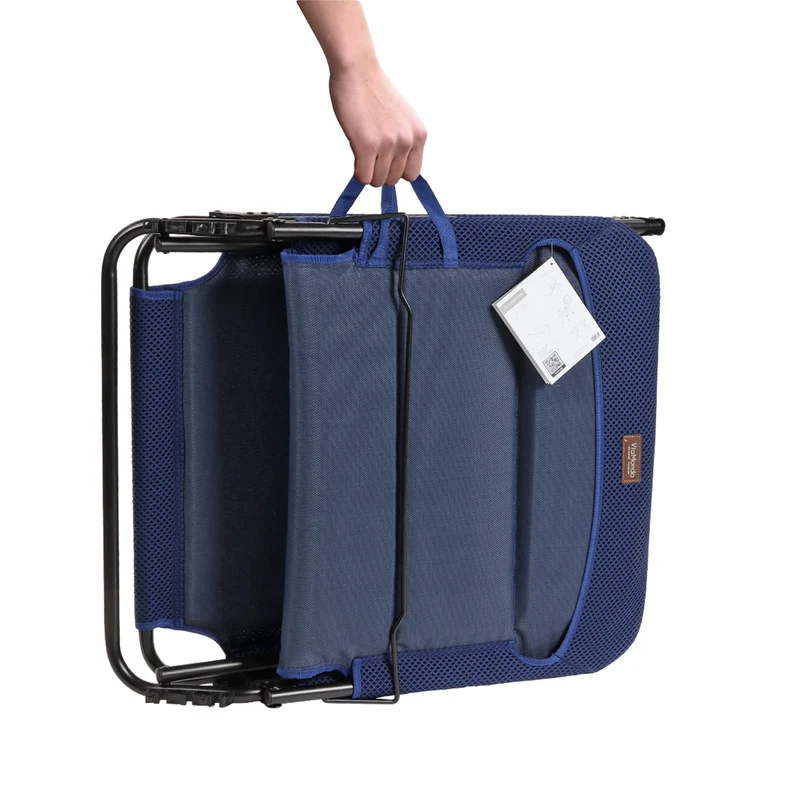Via Mondo Campingliege "Grande Azul" 3 fach verstellbar Alu Rahmen comfortabel stabil