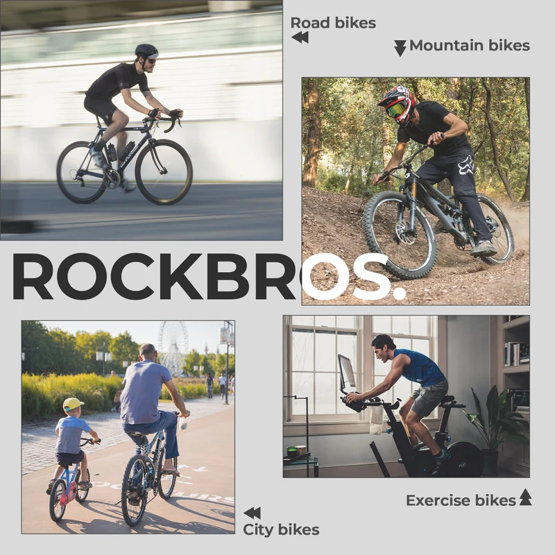 ROCKBROS Fahrradsattel Atmungsaktiv Sattelbezug Regenschutz Rot/Blau