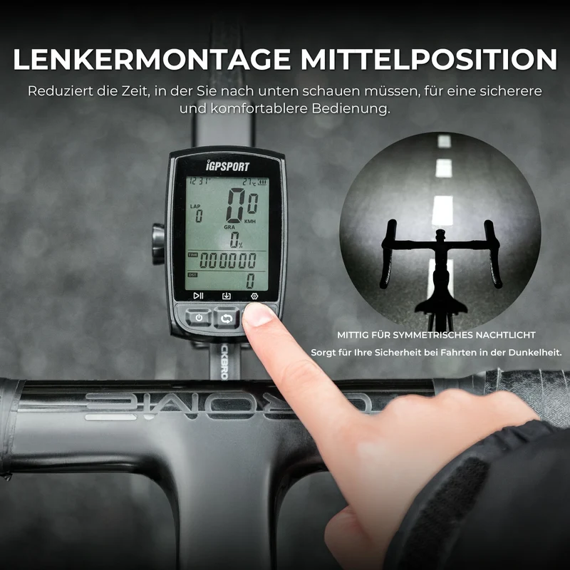 Fahrradcomputer Halterung Kompatibel mit Garmin/Wahoo/Bryton/GPS