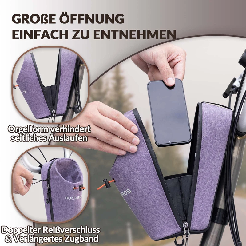 Lenkertasche Flaschentasche Trinkflaschenhalter Multifunktionales Design