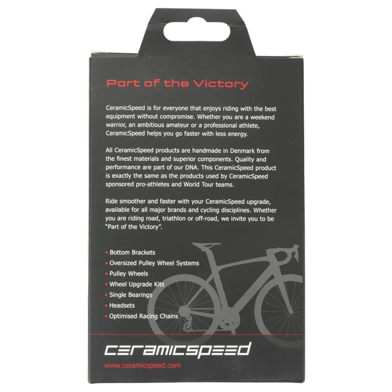 CeramicSpeed Ersatz Schaltwerkröllchen OSPW 13/19 Zähne silber