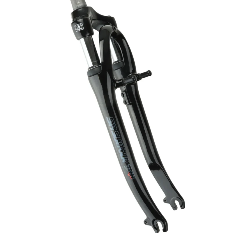 SR Suntour Federgabel CR7 Schnellspanner QR 28 Zoll Gewindeschaft 1 1/8 Zoll schwarz