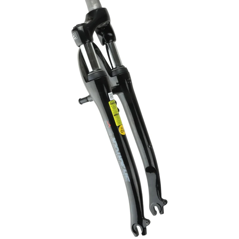 SR Suntour Federgabel CR7 Schnellspanner QR 28 Zoll Gewindeschaft 1 1/8 Zoll schwarz