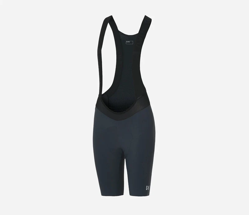 Hiru Lab Kurze Trägerhose Damen Grau
