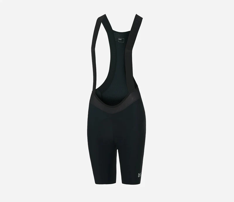 Hiru Lab Kurze Trägerhose Damen Schwarz