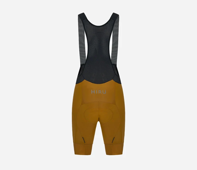 Hiru Advanced Kurze Trägerhose Herren Mustard