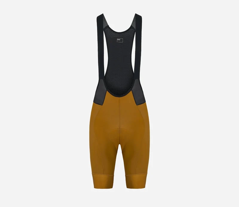Hiru Advanced Kurze Trägerhose Damen Mustard
