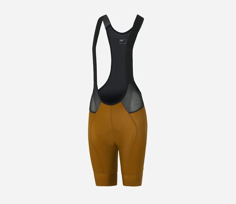 Hiru Advanced Kurze Trägerhose Damen Mustard