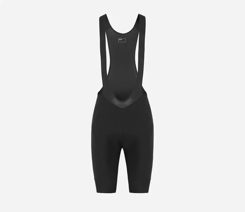 Hiru Core Kurze Trägerhose Damen Schwarz