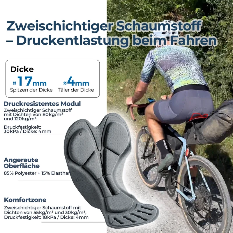 Schnelltrocknende Fahrradhose Atmungsaktiv Herren Sommer