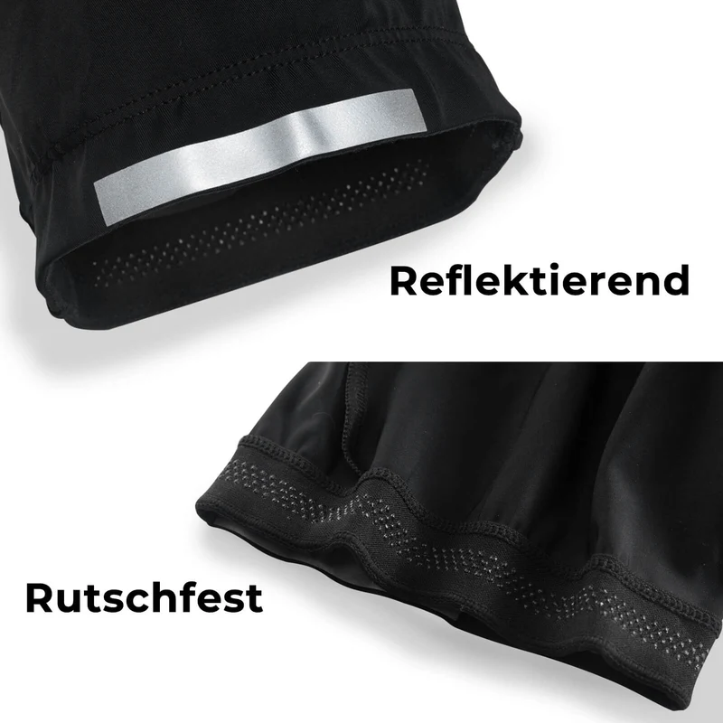 Fahrradhose mit 3D-Polster Atmungsaktiv Elastisch Reflektierend