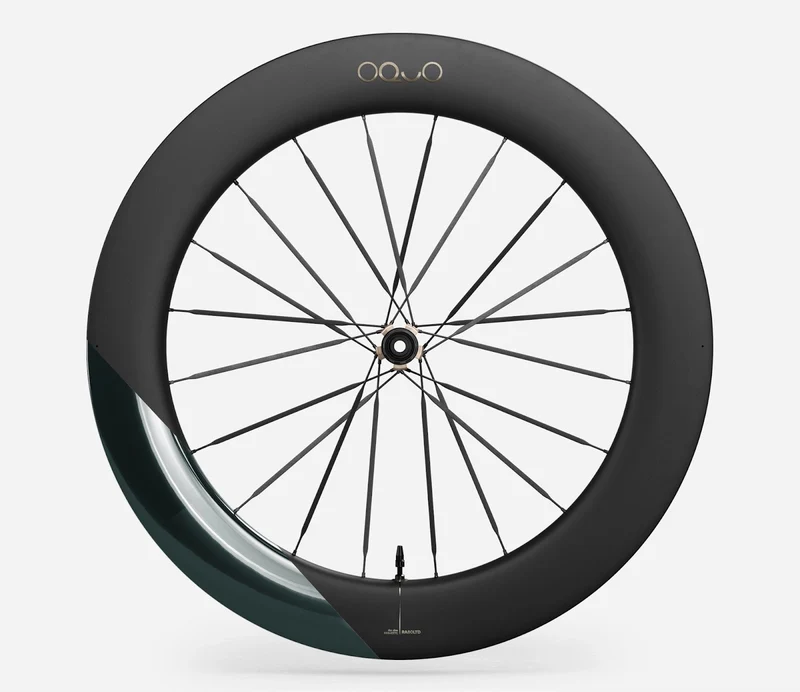 Oquo Hinterrad Rennrad RA80LTD CS Shimano HG Escape Green Gloss