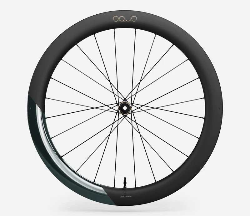 Oquo Hinterrad Rennrad RA57LTD Shimano HG Escape Green Gloss