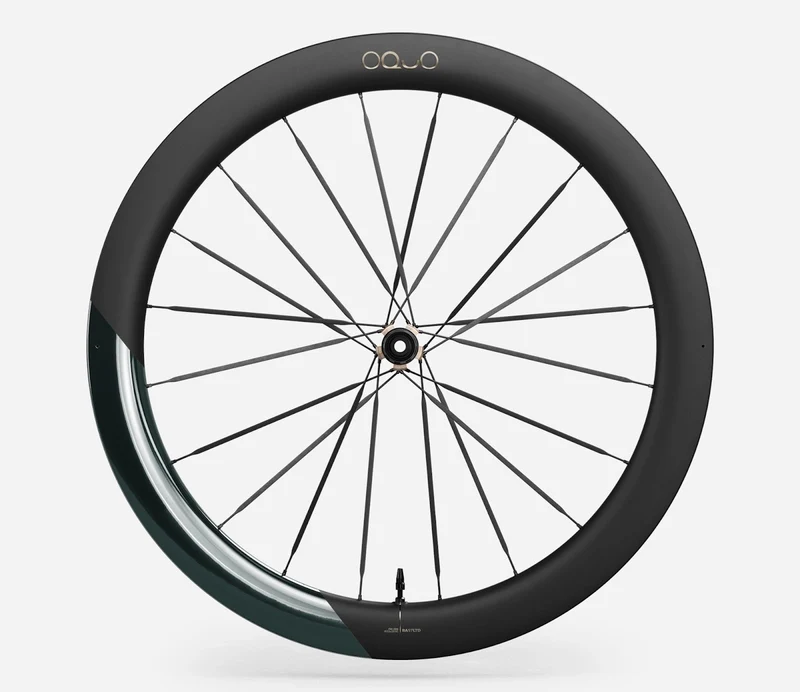 Oquo Hinterrad Rennrad RA57LTD CS Shimano HG Escape Green Gloss