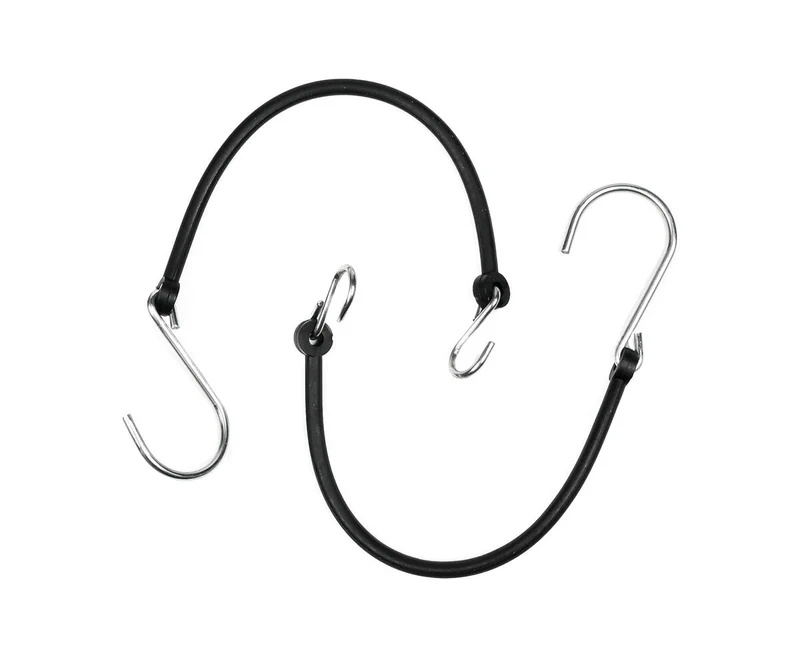 Gummi-Spannhaken 200 mm - 2er-Set, sicher für Anhänger