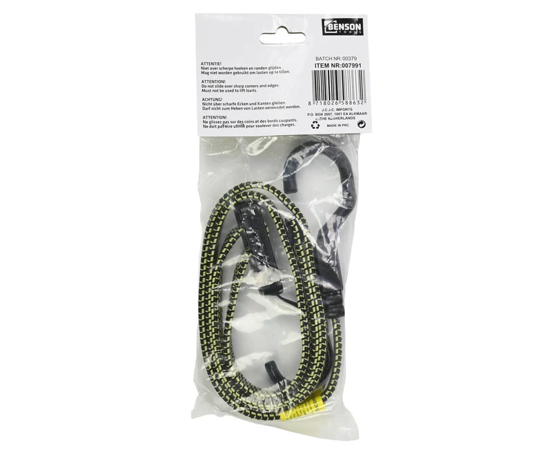 Verstellbares elastisches Band 25-115 cm mit Haken zum Bündeln und Organisieren