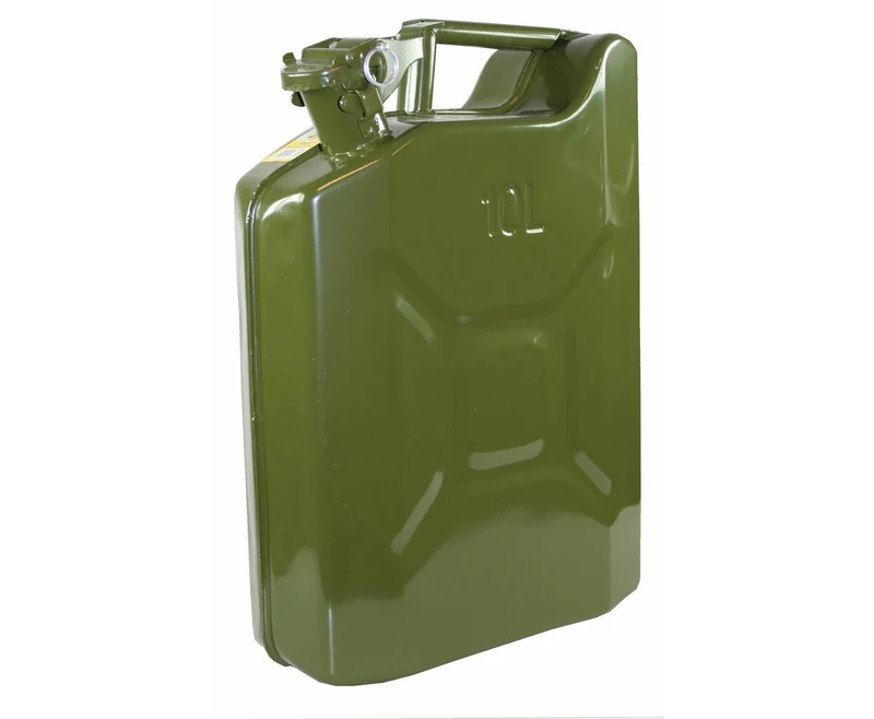 Kraftstoffkanister 10L Metall - Zur sicheren Lagerung und zum Transport von Kraftstoff