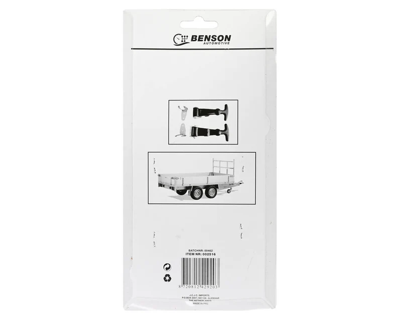 Motorhaubenhaken-Set 2-teilig, 12 cm, einfaches Öffnen/Schließen der Motorhaube