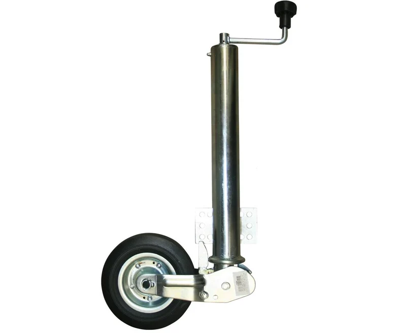 Klappbares Stützrad 60 mm, 200x60 mm, Schmiernippel, 400 kg belastbar