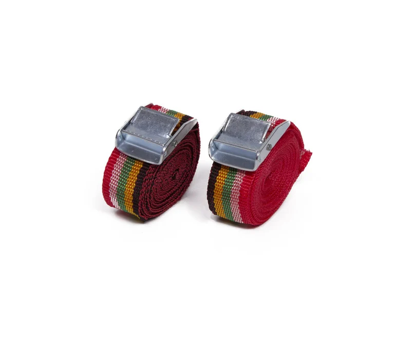 Spanngurt 2,5 m x 25 mm 2-tlg. - Ideal für Ladungen mit Klemmschloss