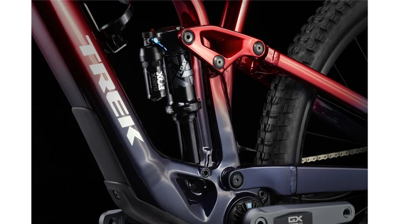 Trek Fuel EXe 8 GX AXS T-Type 360 Wh E-Bike Fully 29" rage red to deep dark blue fade