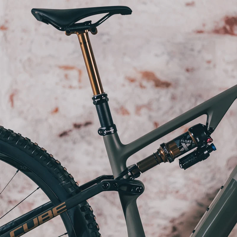 Cube AMS Hybrid One44 C:68X Super TM 400 Wh E-Bike Fully 29" dustyolive´n´gold