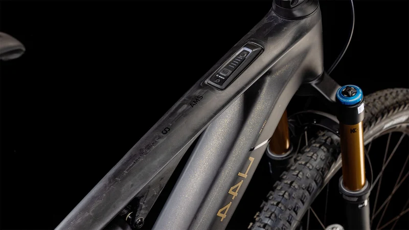 Cube AMS Hybrid One44 C:68X SLT 400 Wh E-Bike Fully 29" carbon´n´golddust