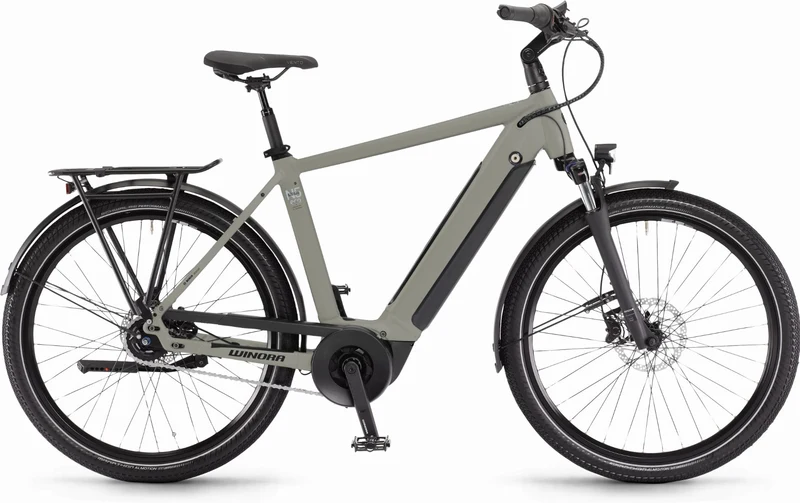 Winora Sinus N5f eco 500 Wh E-Bike Diamant 27,5" sagegrey matt