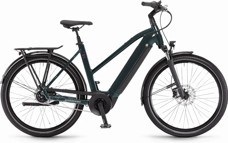 Winora Sinus N8f 500 Wh E-Bike Trapez 27,5" petrol