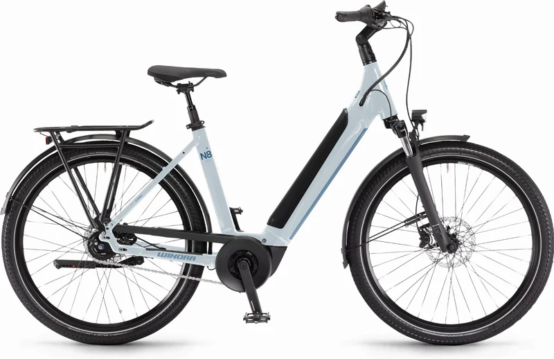 Winora Sinus N8f 500 Wh E-Bike Wave 27,5" winterwhite