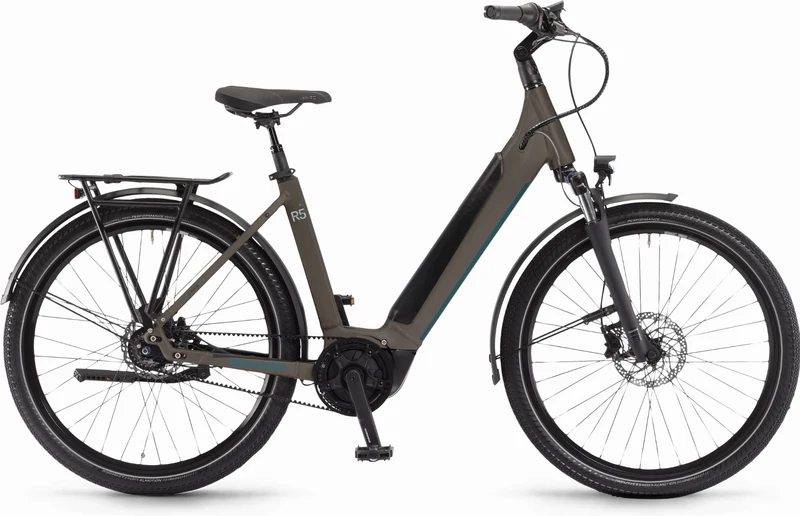 Winora Sinus R5f 625 Wh E-Bike Wave 27,5" peat matt