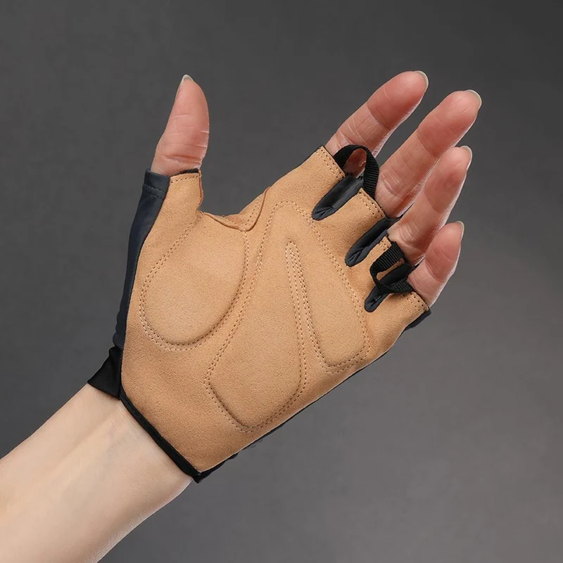 CHIBA ECO Glove Pro - Radhandschuhe dunkelgrau, S, atmungsaktiv & gepolstert