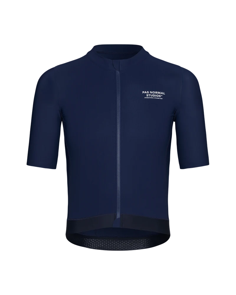 Pas Normal Studios Essential Kurzarm Trikot Herren Navy