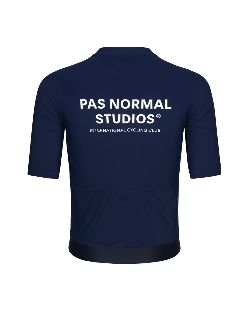 Pas Normal Studios Essential Kurzarm Trikot Herren Navy