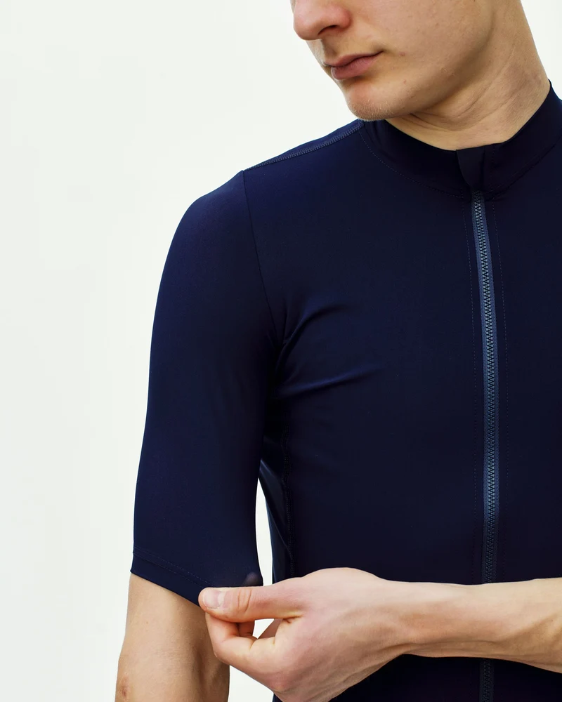 Pas Normal Studios Essential Kurzarm Trikot Herren Navy