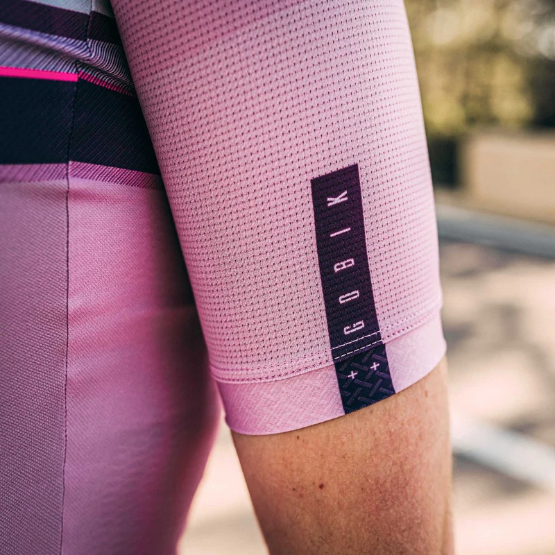 Stark Radtrikot Kurzarm Gobik Frau Lavender Streak