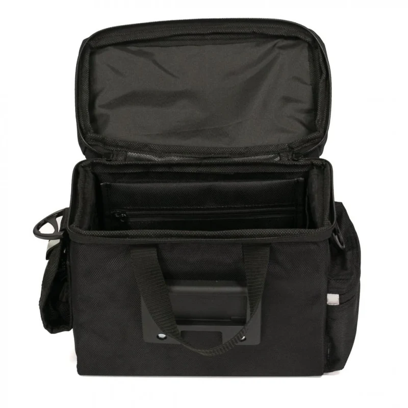 Haberland Lenkertasche 8l Max schwarz - geräumige Lenkertasche für Alltag und Tour