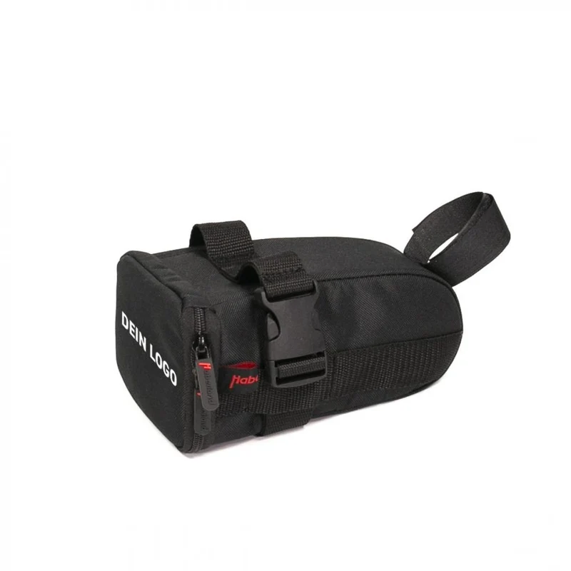 Haberland Tasche f. Schlosskette mit Schlosskörper schwarz - sichere Satteltasche bis 3 kg