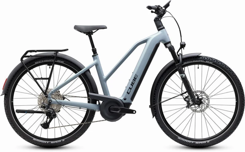 Cube Nuride Hybrid EXC 800 Wh E-Trekkingbike Trapeze 28" seagrey´n´black