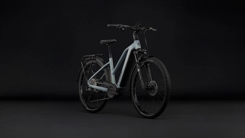 Cube Nuride Hybrid EXC 800 Wh E-Trekkingbike Trapeze 28" seagrey´n´black