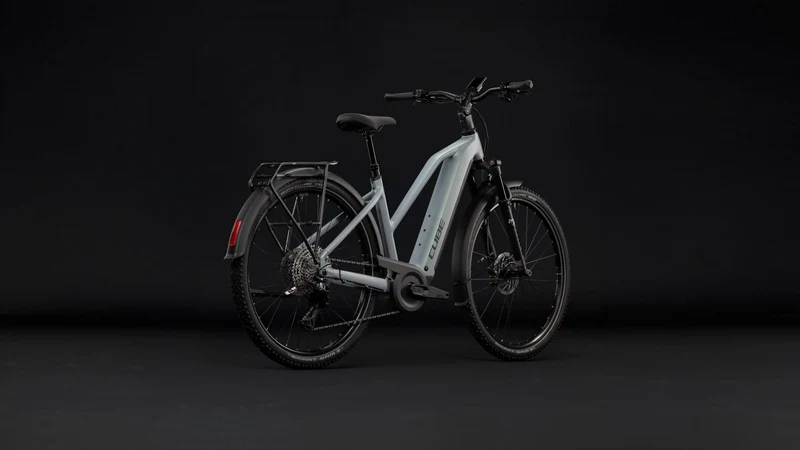 Cube Nuride Hybrid EXC 800 Wh E-Trekkingbike Trapeze 28" seagrey´n´black