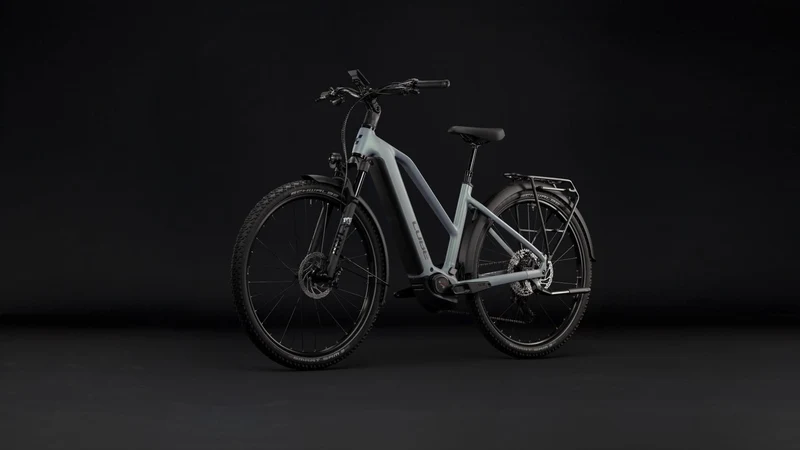 Cube Nuride Hybrid EXC 800 Wh E-Trekkingbike Trapeze 28" seagrey´n´black