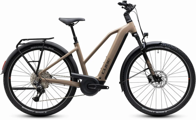 Cube Nuride Hybrid Pro 800 Wh E-Trekkingbike Trapeze 28" cappuccino´n´black