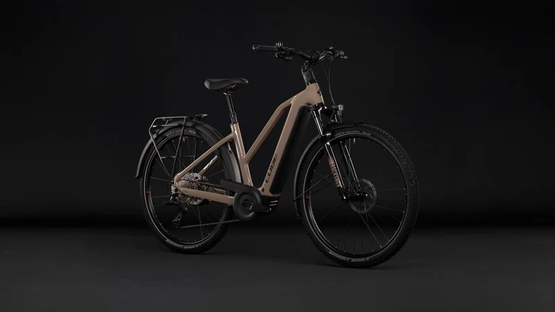 Cube Nuride Hybrid Pro 800 Wh E-Trekkingbike Trapeze 28" cappuccino´n´black