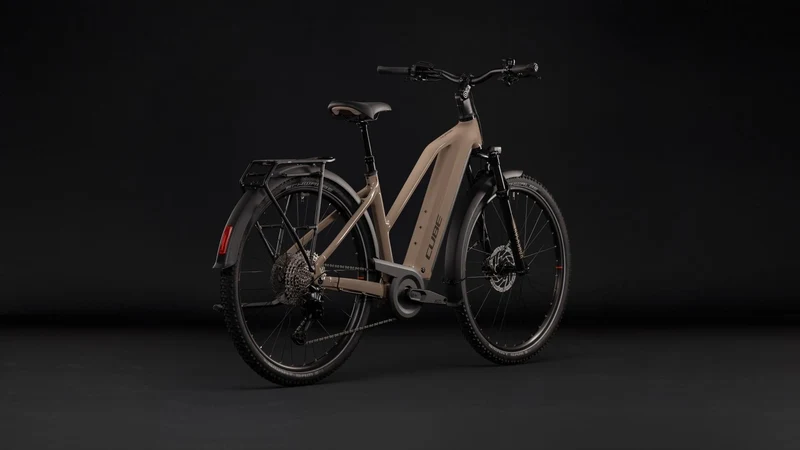 Cube Nuride Hybrid Pro 800 Wh E-Trekkingbike Trapeze 28" cappuccino´n´black