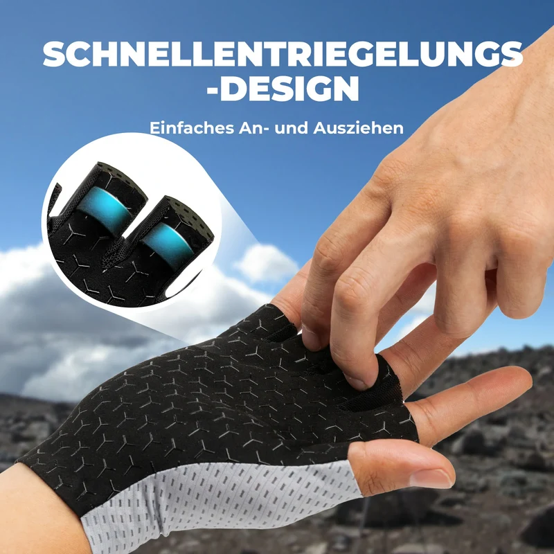 Fahrradhandschuhe Sommer, rutschfest und Atmungsaktiv