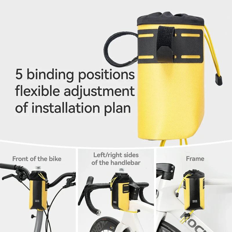 100% Wasserdichte Lenkertasche für Trinkflaschen 1L - AS-162