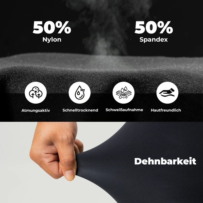 Fahrradhose Kurz Herren, Gepolstert 3D Schnitt Radlerhose