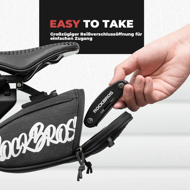Fahrrad Satteltasche Tragbare Satteltasche 0,8L
